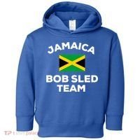 Jamaica Bobsled Team Jamaican Flag Gift Toddler Hoodie thumb 0