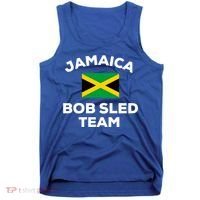 Jamaica Bobsled Team Jamaican Flag Gift Tank Top thumb 0