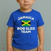 Jamaica Bobsled Team Jamaican Flag Gift Toddler T-Shirt thumb 2
