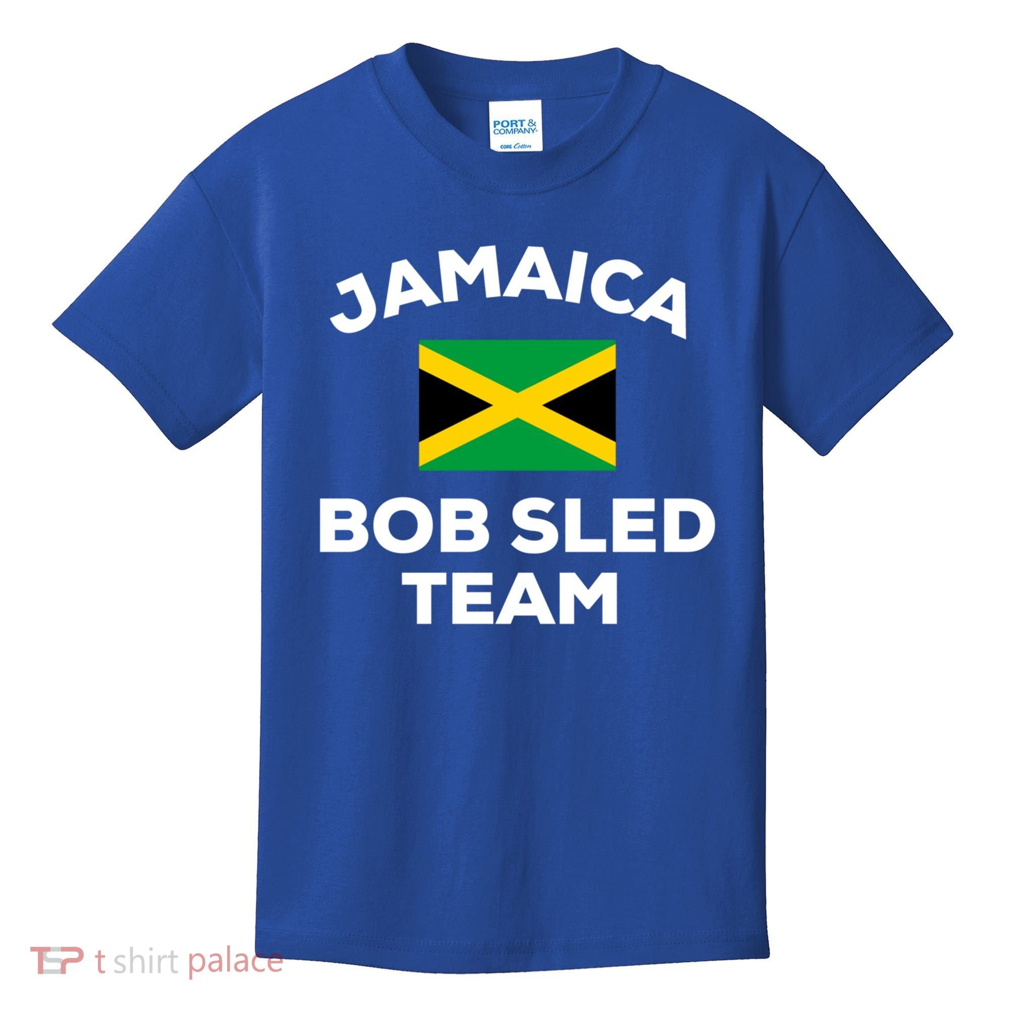 Jamaica Bobsled Team Jamaican Flag Gift Kids T-Shirt