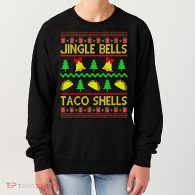 Jingle Bell Taco Shells Funny Christmas Mexican Women's Sweatshirt
