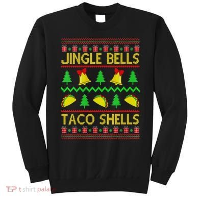 Jingle Bell Taco Shells Funny Christmas Mexican Sweatshirt