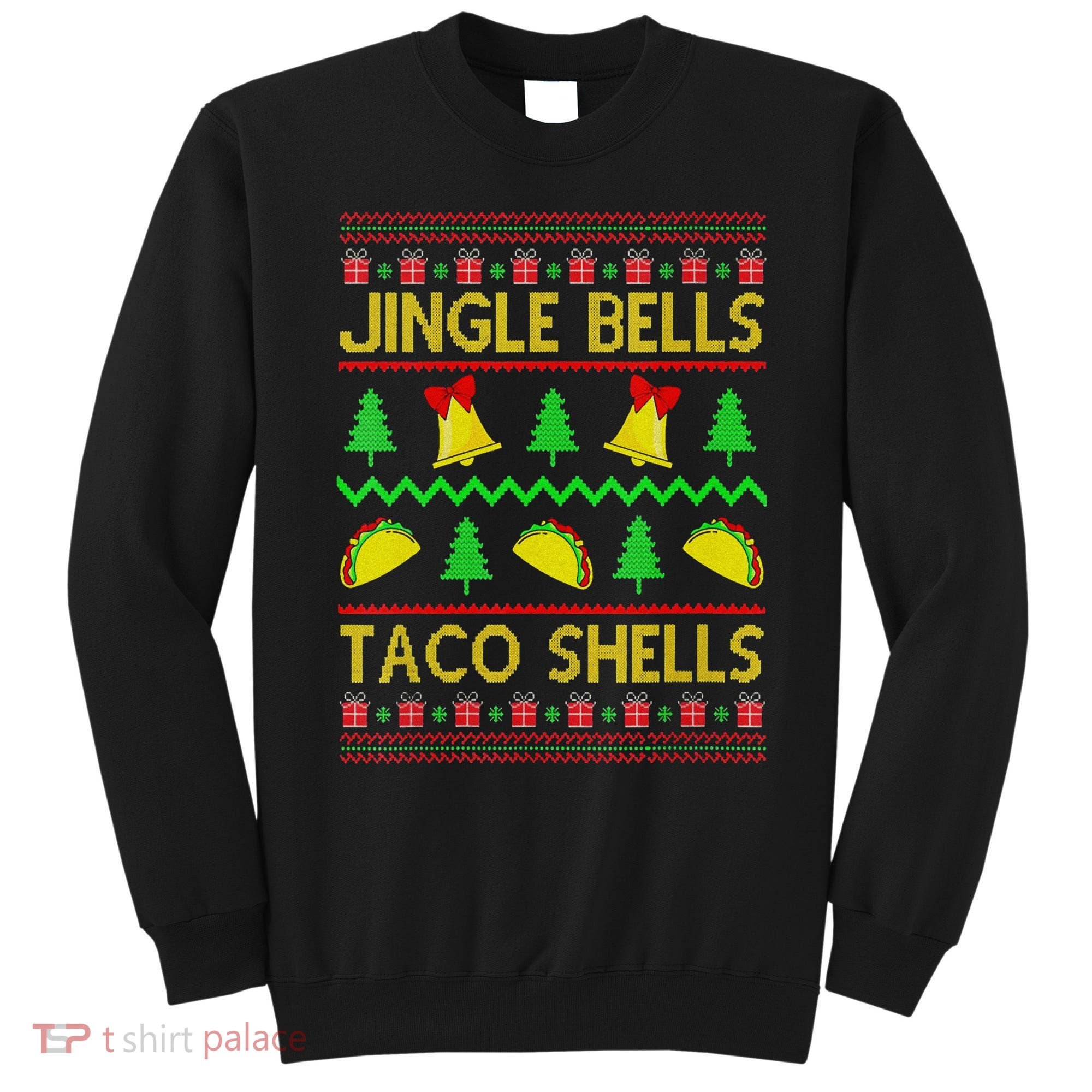 Jingle Bell Taco Shells Funny Christmas Mexican Sweatshirt