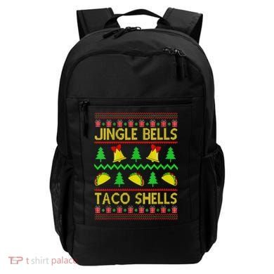 Jingle Bell Taco Shells Funny Christmas Mexican Backpack