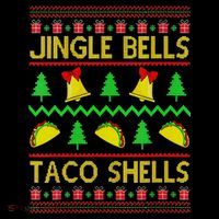 Jingle Bell Taco Shells Funny Christmas Mexican Women's Hoodie thumb 2