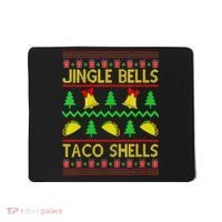 Jingle Bell Taco Shells Funny Christmas Mexican Mousepad thumb 0
