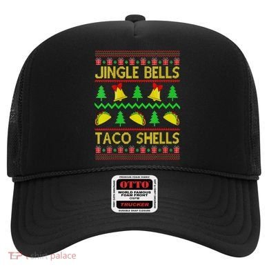 Jingle Bell Taco Shells Funny Christmas Mexican Hat
