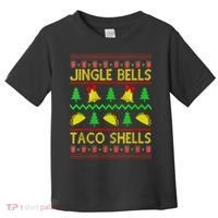 Jingle Bell Taco Shells Funny Christmas Mexican Toddler T-Shirt thumb 0