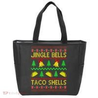 Jingle Bell Taco Shells Funny Christmas Mexican Tote Bag thumb 0