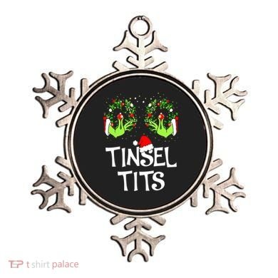 Jingle Balls Tinsel Tits Couples Christmas Matching Couple Ornament