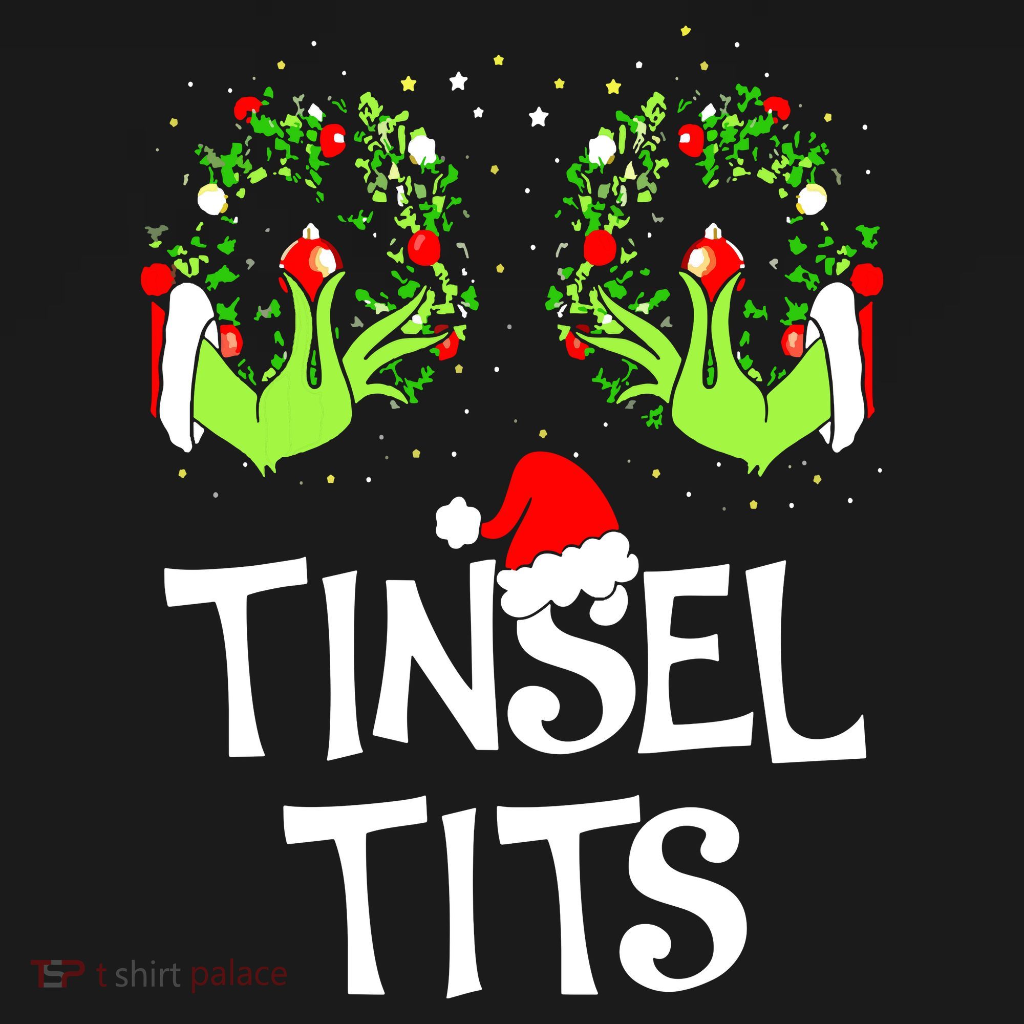 Jingle Balls Tinsel Tits Couples Christmas Matching Couple Ornament
