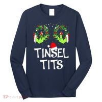Jingle Balls Tinsel Tits Couples Christmas Matching Couple Long Sleeve Shirt thumb 0