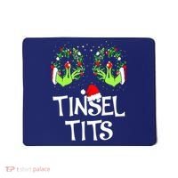 Jingle Balls Tinsel Tits Couples Christmas Matching Couple Mousepad thumb 0