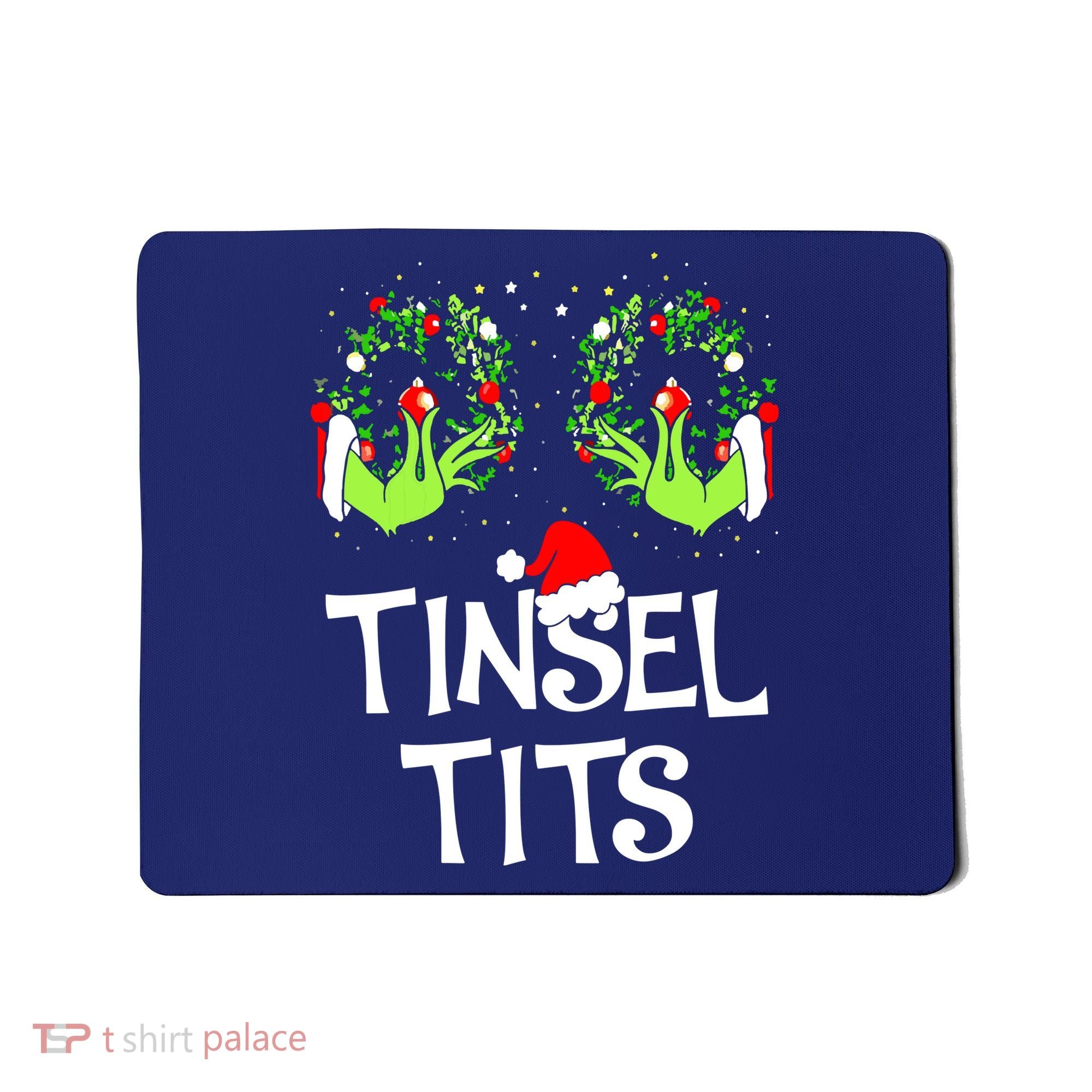 Jingle Balls Tinsel Tits Couples Christmas Matching Couple Mousepad