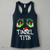 Jingle Balls Tinsel Tits Couples Christmas Matching Couple Women's Tank Top thumb 3