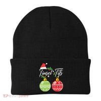Jingle Balls Tinsel Tits Funny Christmas Matching Couple Beanie thumb 0