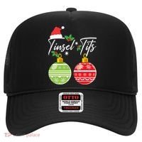 Jingle Balls Tinsel Tits Funny Christmas Matching Couple Hat thumb 0