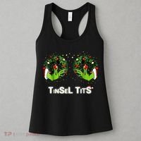 Jingle Balls Tinsel Tits Funny Matching Couple Women's Tank Top thumb 3