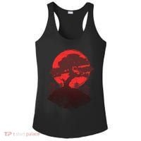 Japanese Bonsai Tree Scene Ladies PosiCharge Competitor Racerback Tank thumb 0