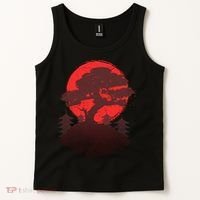 Japanese Bonsai Tree Scene Tank Top thumb 2