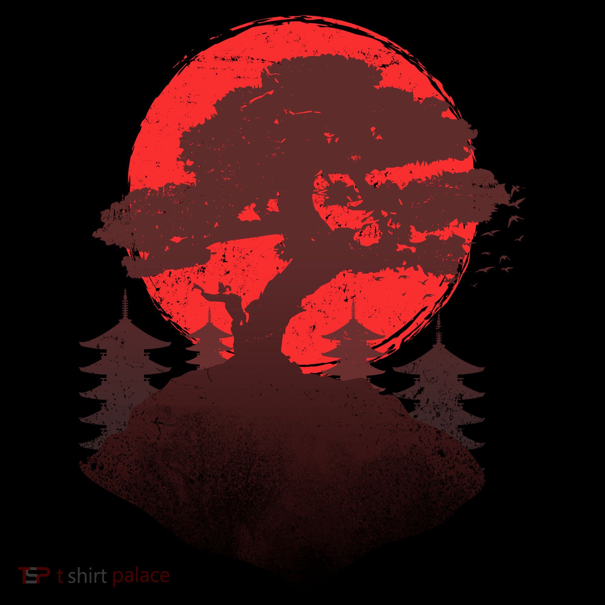 Japanese Bonsai Tree Scene Tank Top