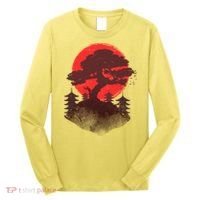 Japanese Bonsai Tree Scene Long Sleeve Shirt thumb 0
