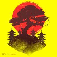 Japanese Bonsai Tree Scene Long Sleeve Shirt thumb 2