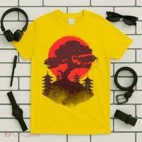 Japanese Bonsai Tree Scene T-Shirt thumb 5