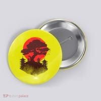 Japanese Bonsai Tree Scene Button thumb 0