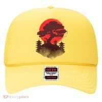 Japanese Bonsai Tree Scene Hat thumb 0