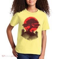 Japanese Bonsai Tree Scene Kids T-Shirt thumb 2