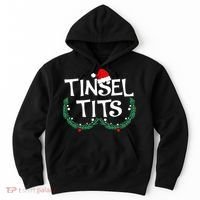 Jingle Balls Tinsel Tits Funny Matching Couple Chestnuts Hoodie thumb 0