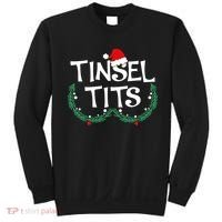 Jingle Balls Tinsel Tits Funny Matching Couple Chestnuts Sweatshirt thumb 0