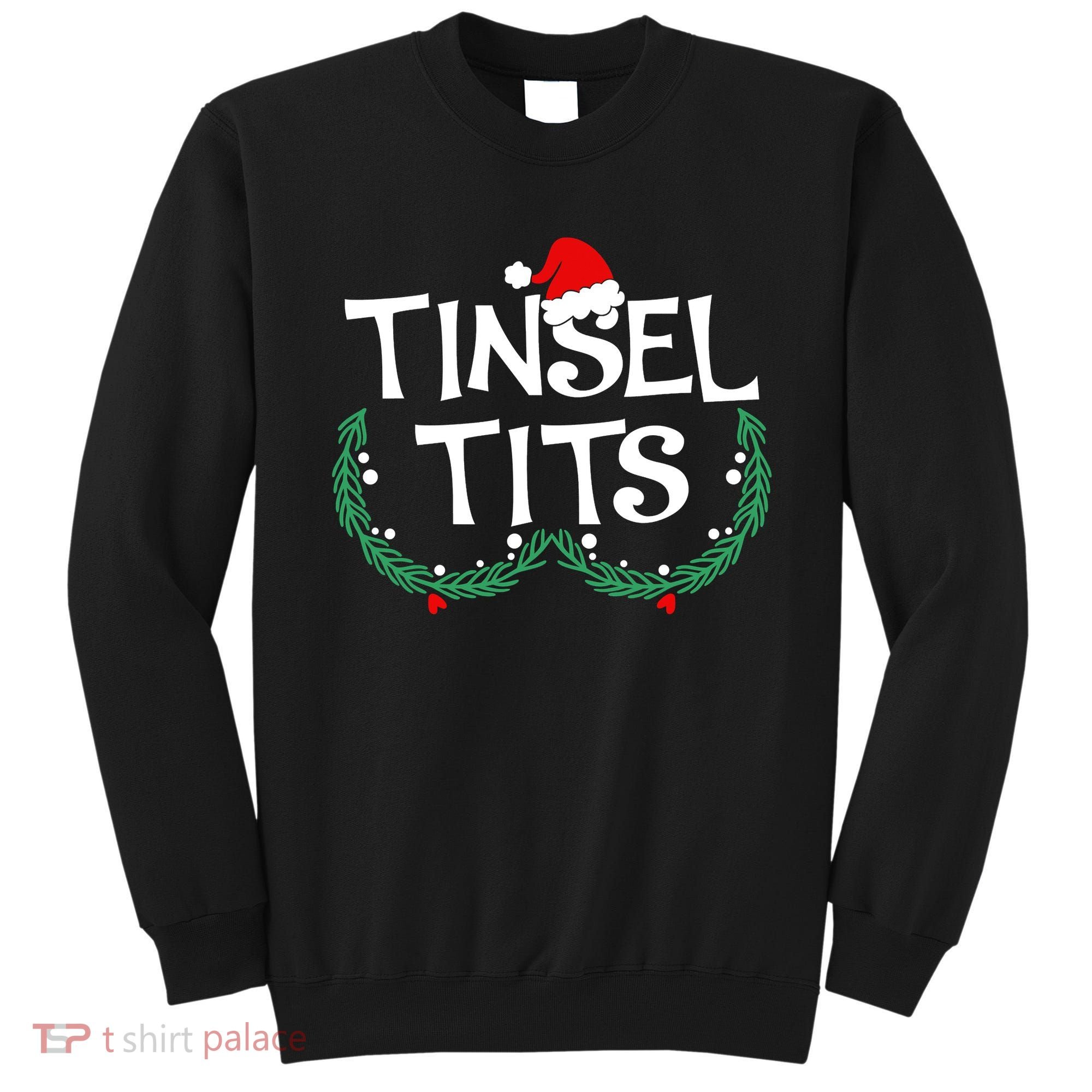 Jingle Balls Tinsel Tits Funny Matching Couple Chestnuts Sweatshirt