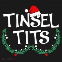 Jingle Balls Tinsel Tits Funny Matching Couple Chestnuts Sweatshirt thumb 3