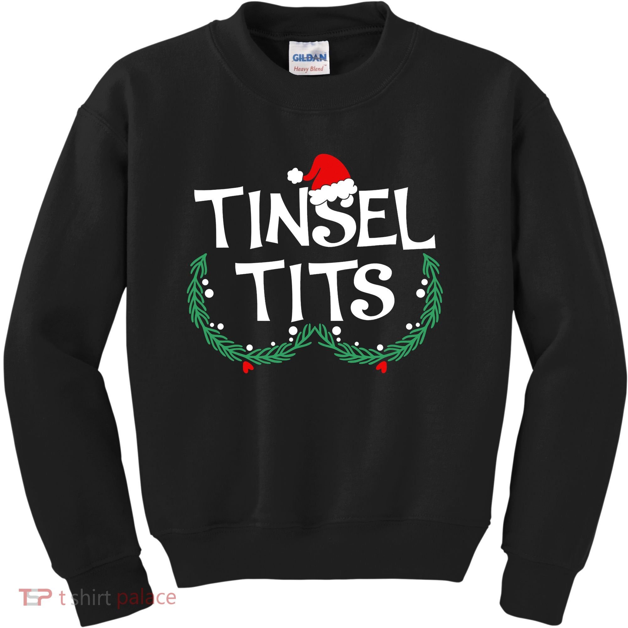 Jingle Balls Tinsel Tits Funny Matching Couple Chestnuts Kids Sweatshirt