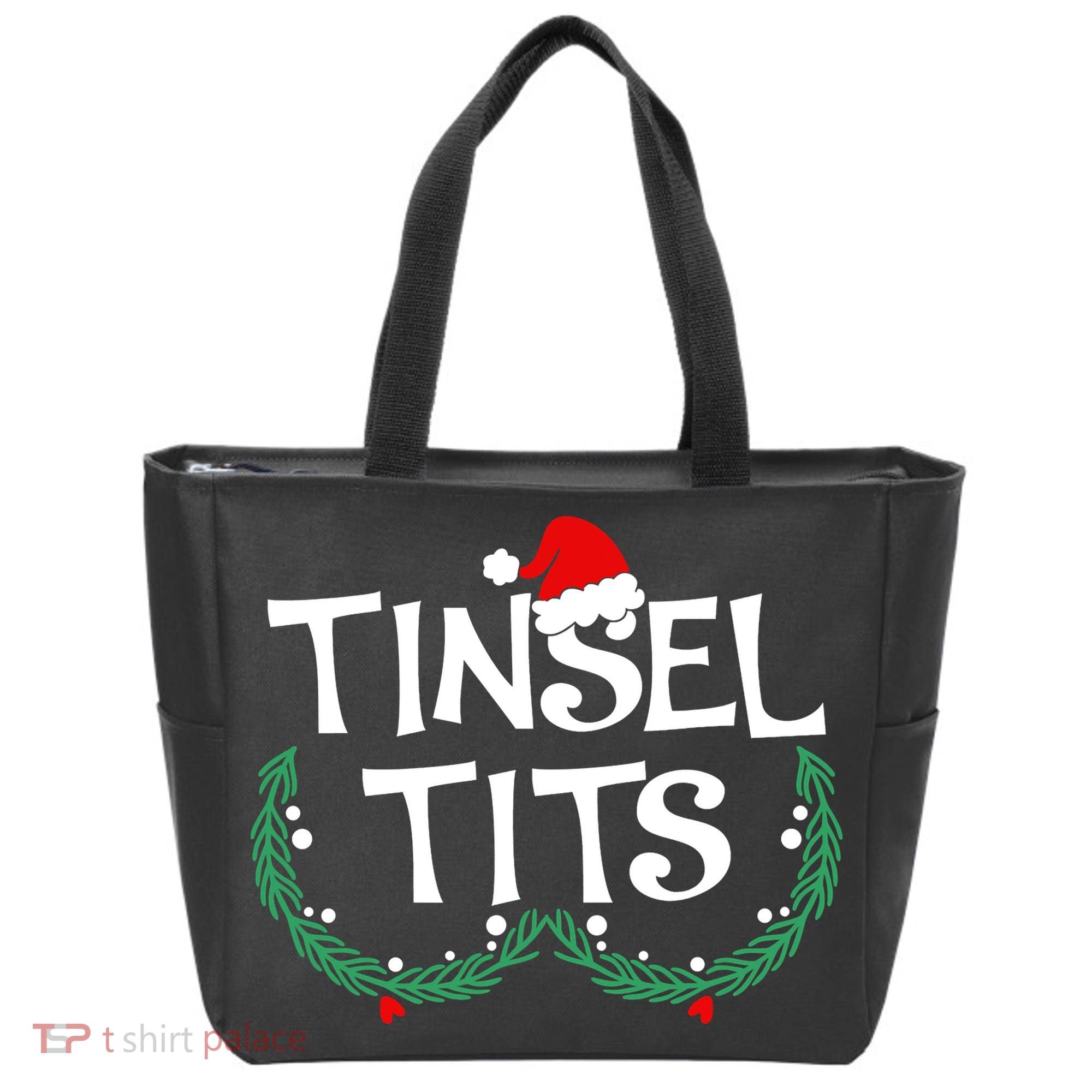 Jingle Balls Tinsel Tits Funny Matching Couple Chestnuts Tote Bag