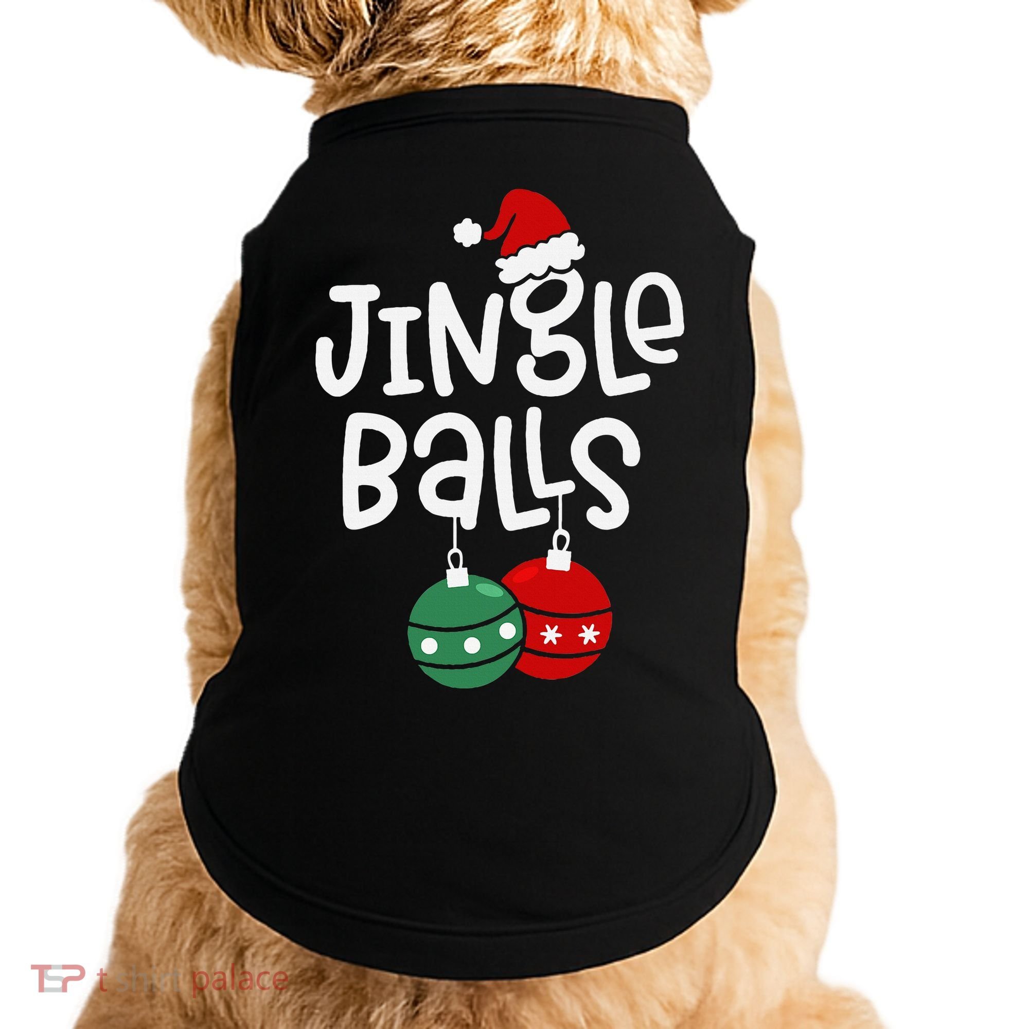 Jingle Balls Tinsel Tits Matching Couple Chestnuts Doggie Tank