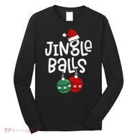 Jingle Balls Tinsel Tits Matching Couple Chestnuts Long Sleeve Shirt thumb 0