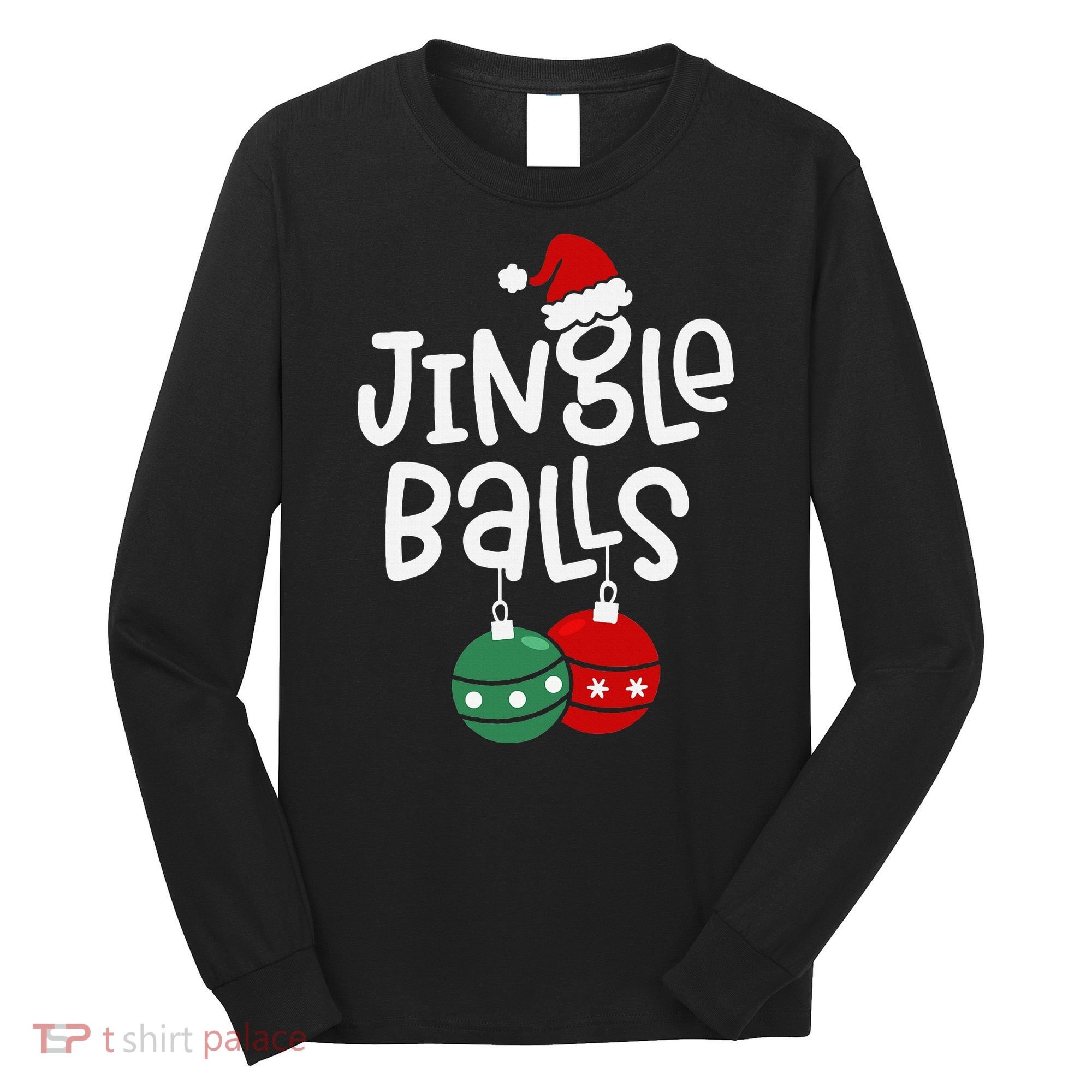 Jingle Balls Tinsel Tits Matching Couple Chestnuts Long Sleeve Shirt