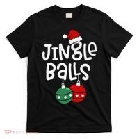 Jingle Balls Tinsel Tits Matching Couple Chestnuts T-Shirt thumb 0