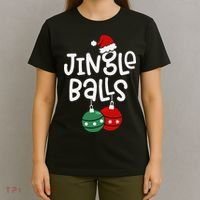 Jingle Balls Tinsel Tits Matching Couple Chestnuts T-Shirt thumb 4
