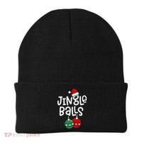 Jingle Balls Tinsel Tits Matching Couple Chestnuts Beanie thumb 0