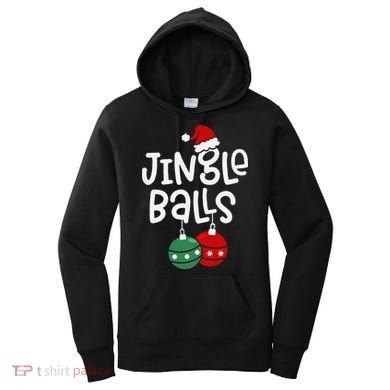 Jingle Balls Tinsel Tits Matching Couple Chestnuts Women's Hoodie