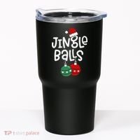 Jingle Balls Tinsel Tits Matching Couple Chestnuts Tumbler thumb 0