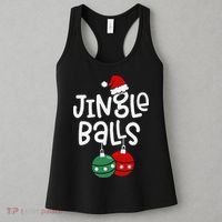 Jingle Balls Tinsel Tits Matching Couple Chestnuts Women's Tank Top thumb 3
