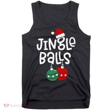 Jingle Balls Tinsel Tits Matching Couple Chestnuts Tank Top