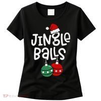 Jingle Balls Tinsel Tits Matching Couple Chestnuts Women's T-Shirt thumb 0