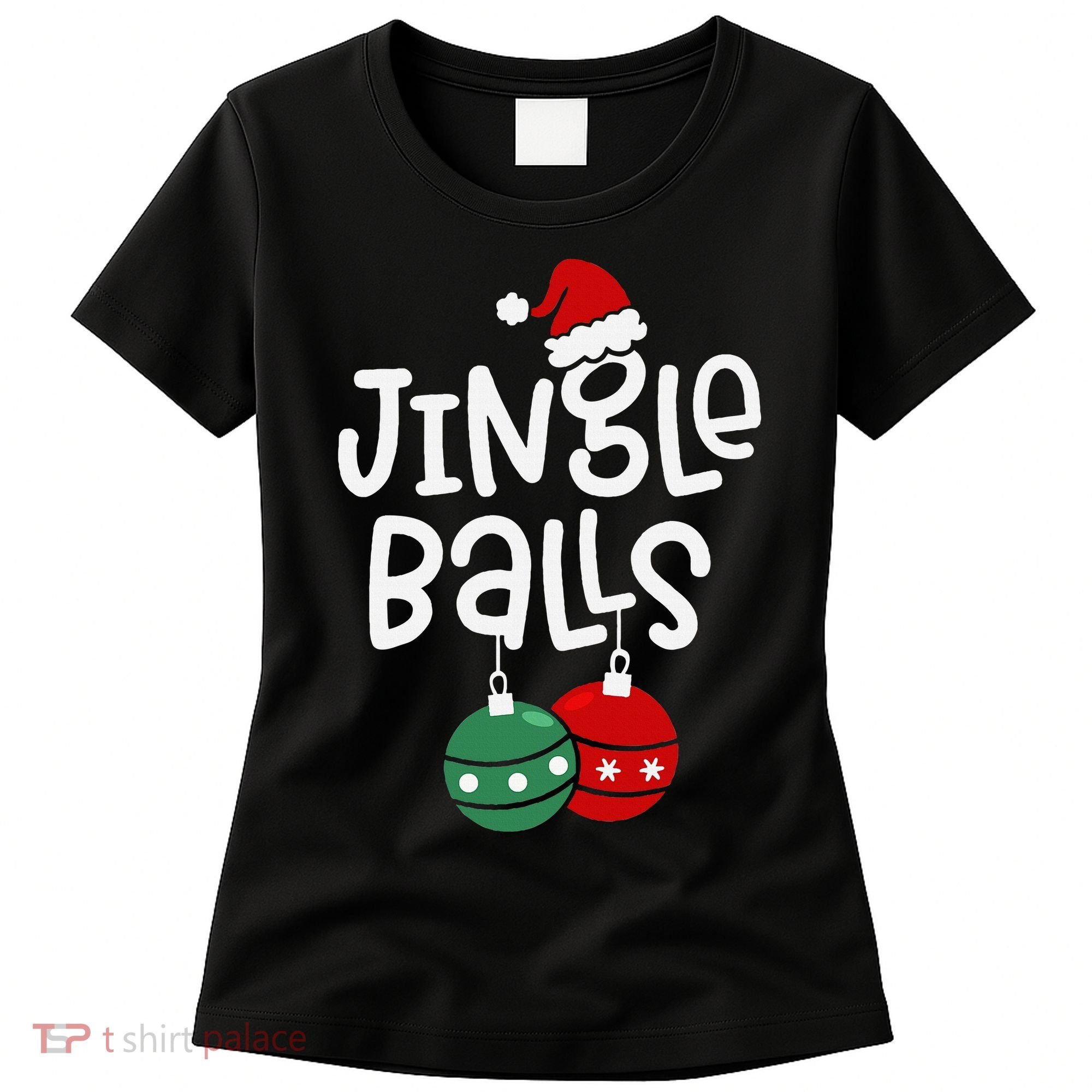 Jingle Balls Tinsel Tits Matching Couple Chestnuts Women's T-Shirt