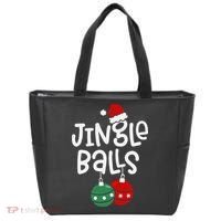 Jingle Balls Tinsel Tits Matching Couple Chestnuts Tote Bag thumb 0